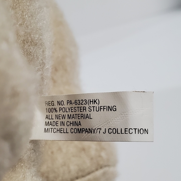 Mitchell Company TJ Collection Bunny rabbit laying down floral embroidery - Picture 13 of 13